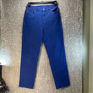 Lauren Jeans Co Ralph Lauren Straight Jeans Womens Sz 8 High Rise 30.5" Inseam